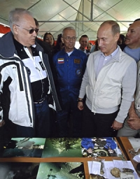 With V.V.Putin on Baikal.